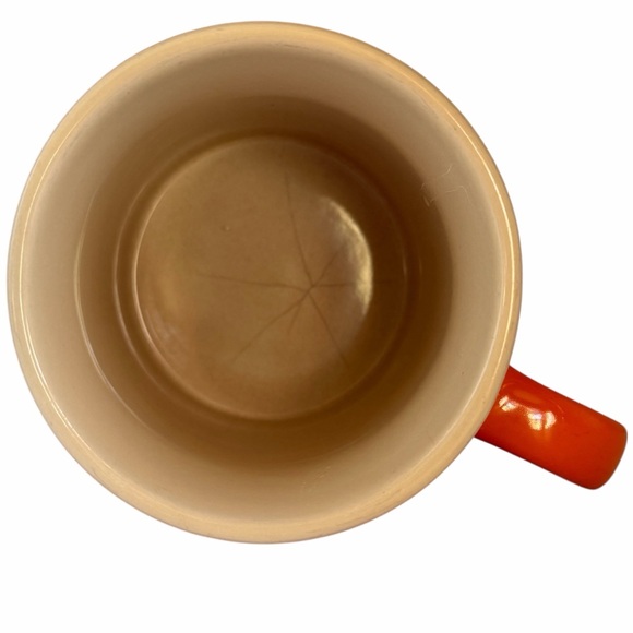 Le Creuset orange red ombré Flame coffee tea stoneware mug - Picture 8 of 8